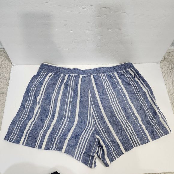 4x$25 Nautica linen blend stripe  5 " shorts size XL - Picture 7 of 10